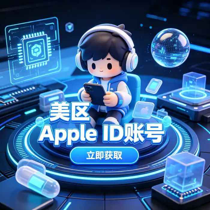 美国 App Store 地区导航与应用获取主题示意图